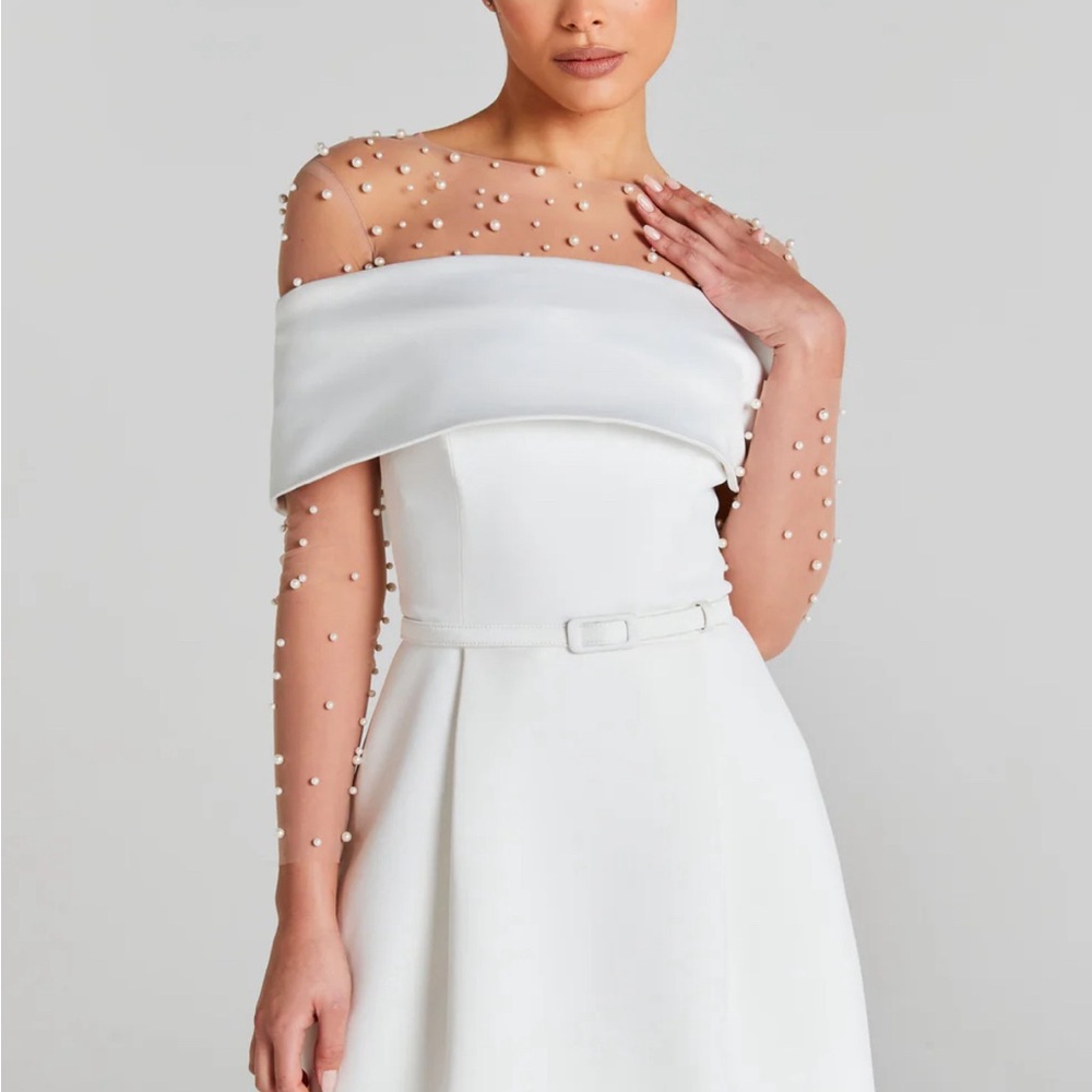 NADINE MERABI Pearl Bodysuit